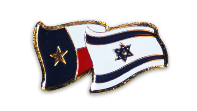 Texans For Israel - Pin